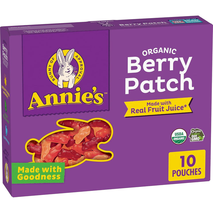 Annie's Organic Bunny Fruit Snacks, Variety Pack, Gluten Free, Halloween Candy Alternative, 22 ct, 15.4 oz - Chalk School of Movement