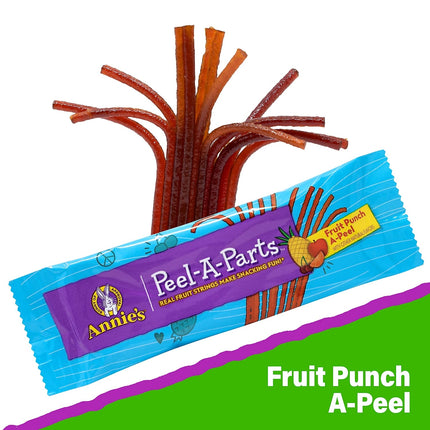 Annie's Organic Fruit Peel - A - Parts Fruit Snacks, Strawberry and Fruit Punch, 12 packs, 6.7 oz. - Chalk School of Movement