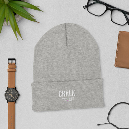 Cuffed Beanie - Chalk School of Movement