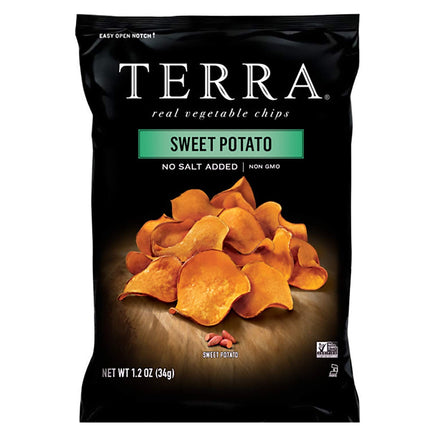 Terra Vegetable Chips, Original Vegetable Chips with Sea Salt, 1 Oz (Pack of 24) - Chalk School of Movement