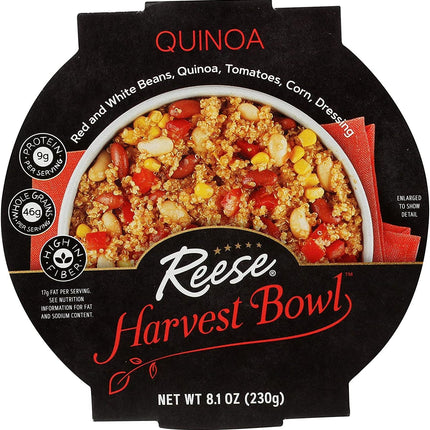Reese Lentil Harvest Bowl | Chickpeas, Brown Rice, Spinach | High in Fiber & Protein (Pack of 8) - Chalk School of Movement